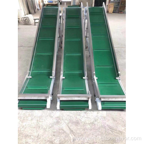 PU straight belt conveyor belt conveying system